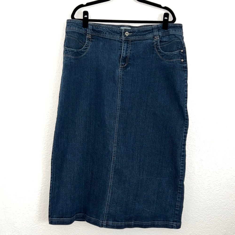 jean skirt